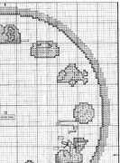 Schema punto croce Orologio Gatto Curiosone 1c