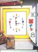 Schema punto croce Orologio Primavera A