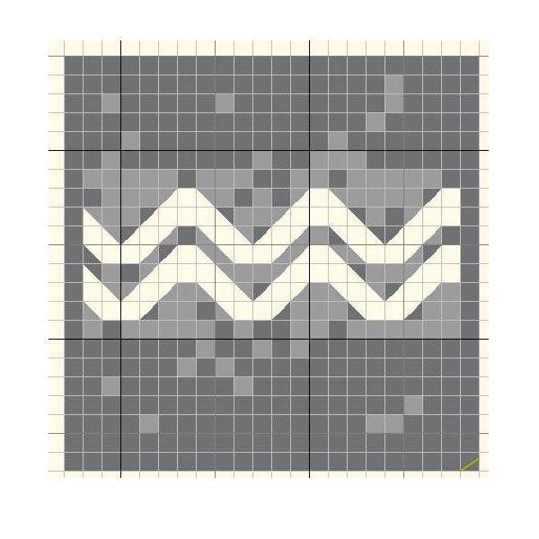 Schema punto croce Acquario-6