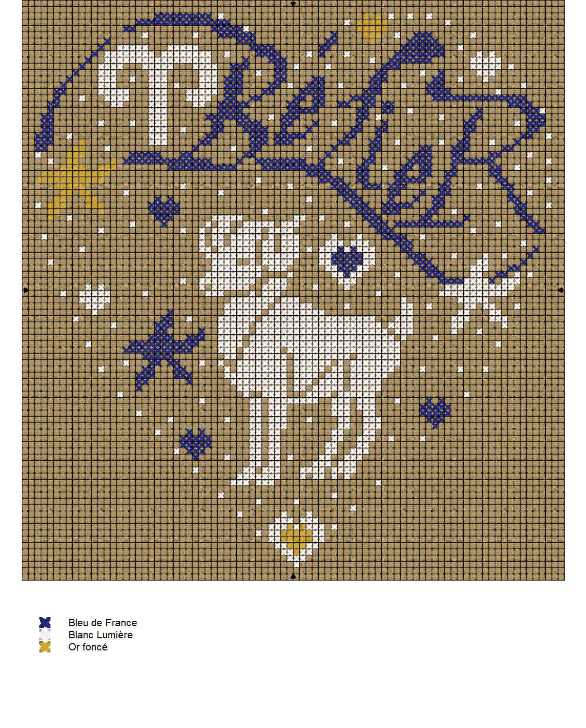 Schema punto croce Ariete-3