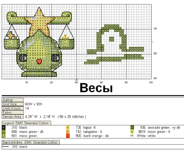 Schema punto croce Bilancia-4