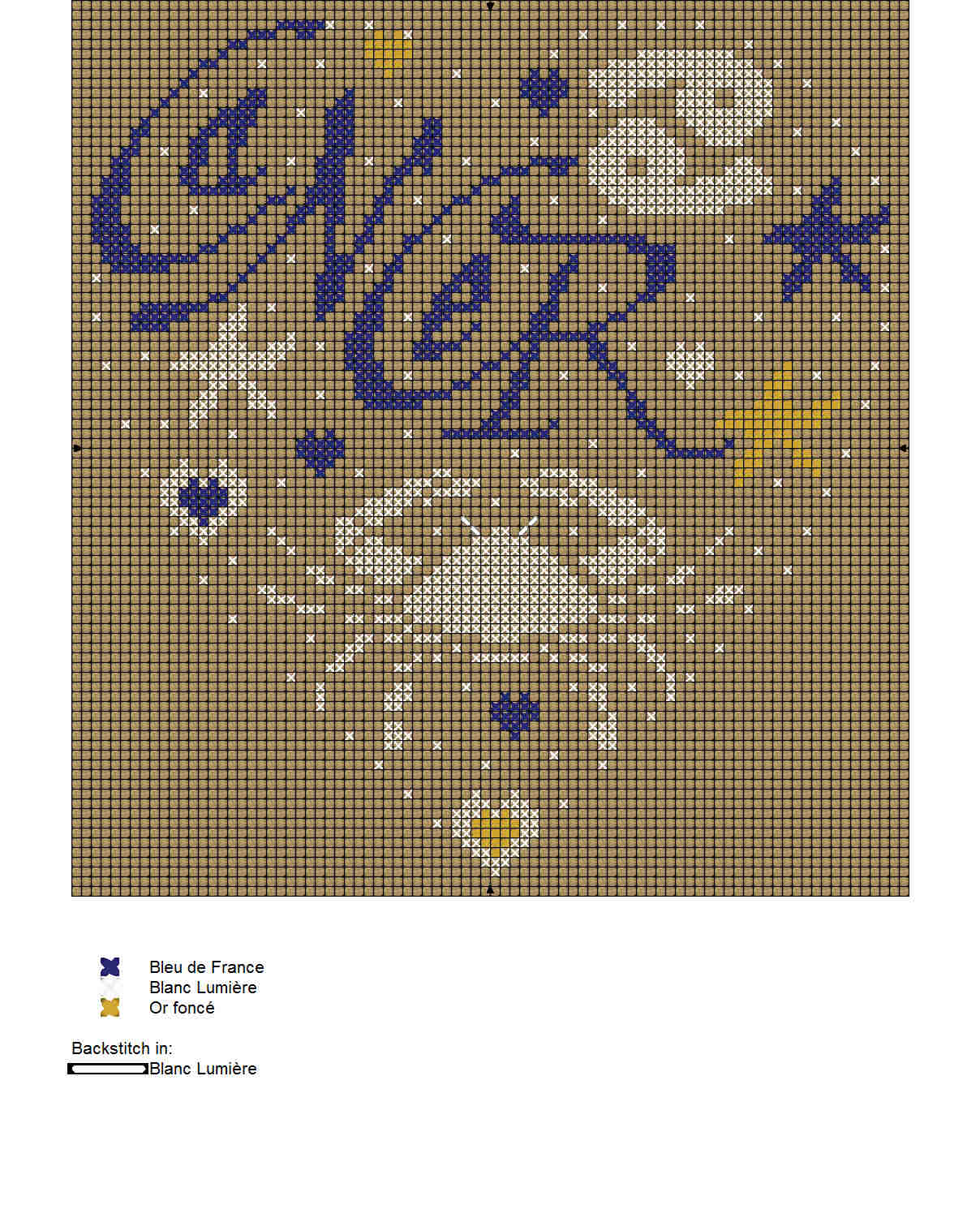 Schema punto croce Cancro-3