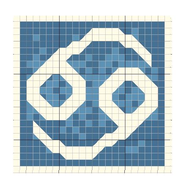 Schema punto croce Cancro-6