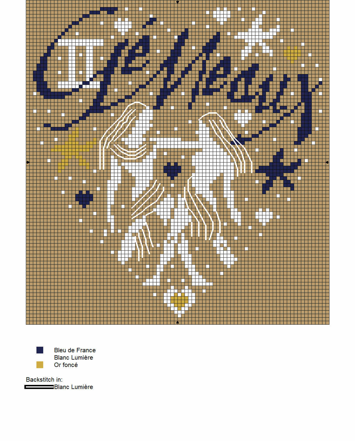 Schema punto croce Gemelli-3