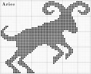 Schema punto croce Ariete-5