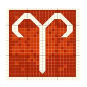 Schema punto croce Ariete-6