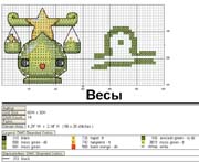 Schema punto croce Bilancia-4