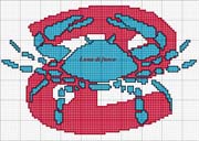 Schema punto croce Cancro-2