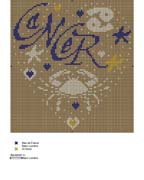 Schema punto croce Cancro-3