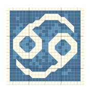 Schema punto croce Cancro-6