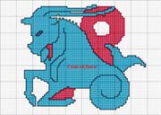 Schema punto croce Capricorno-2