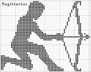 Schema punto croce Sagittario-5