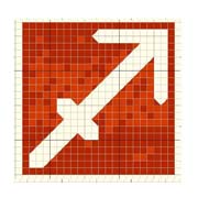 Schema punto croce Sagittario-6