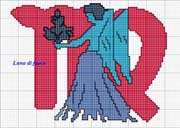 Schema punto croce Vergine-2