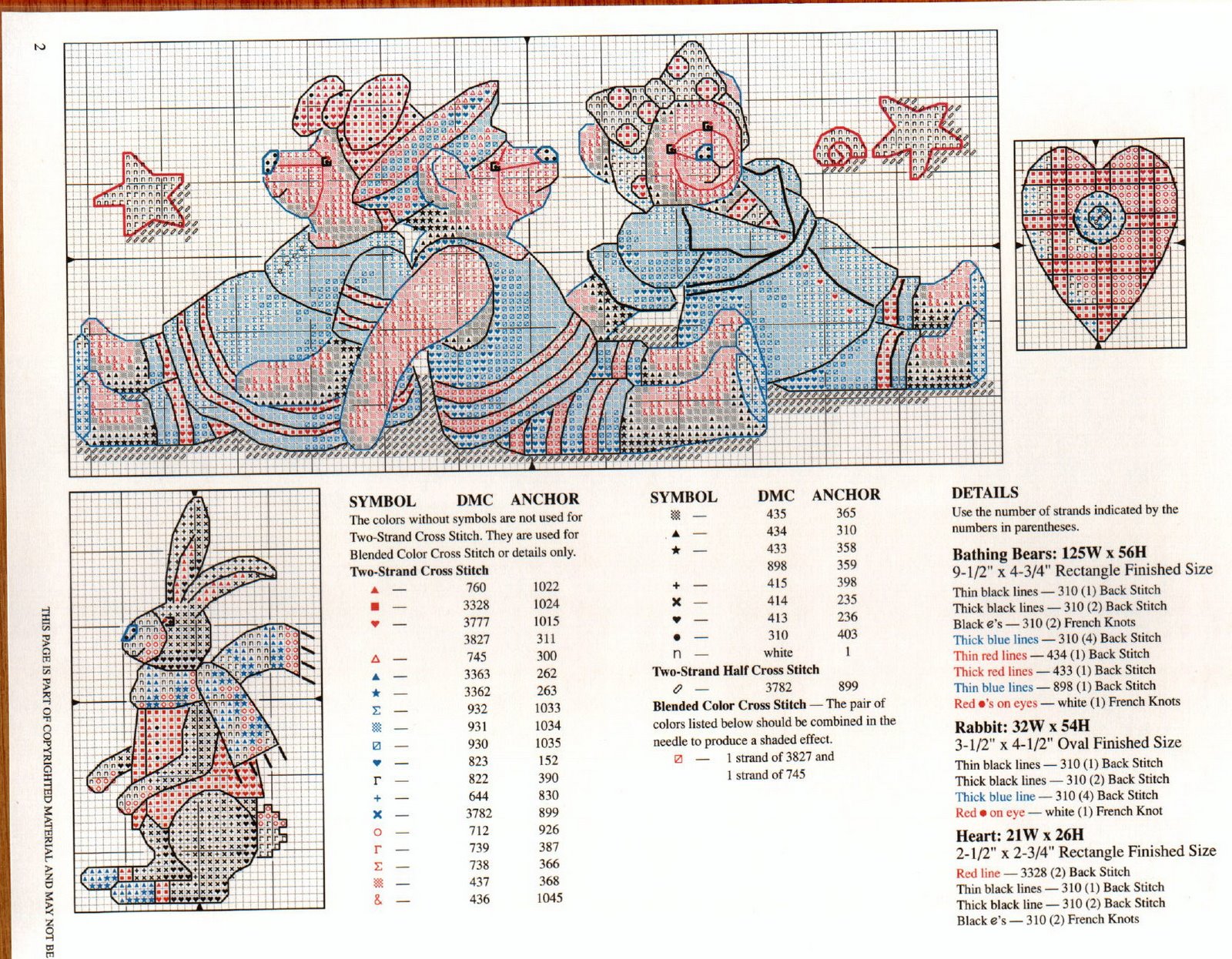 Schema punto croce A Bears World 2