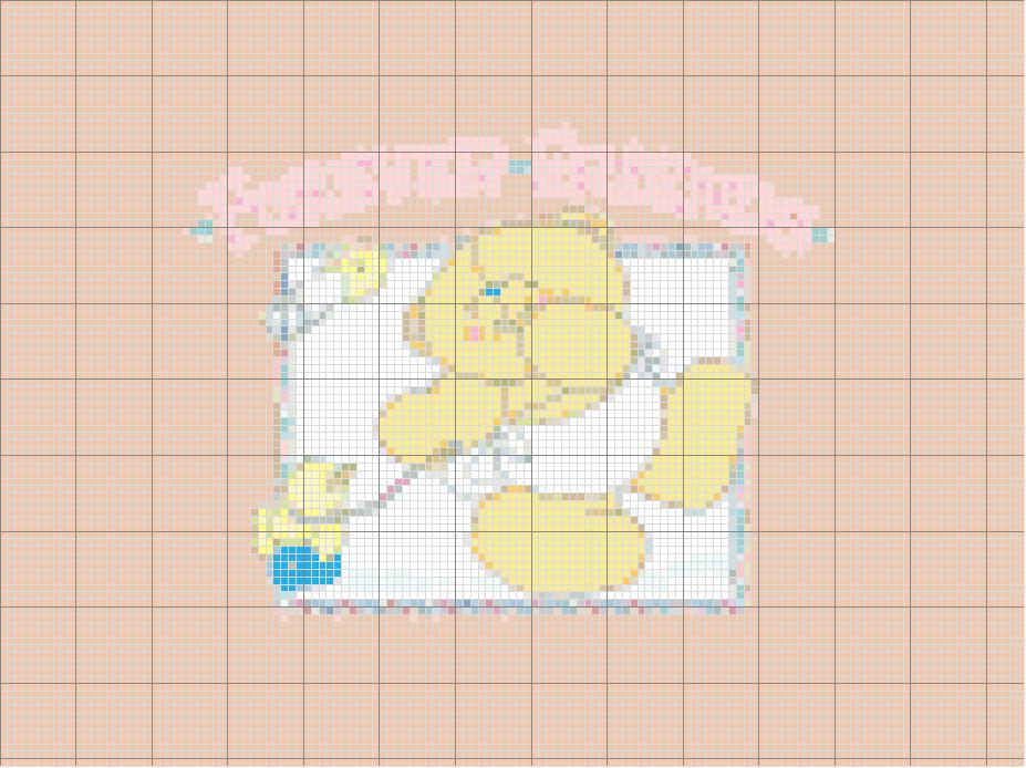 Schema punto croce A Little Baby