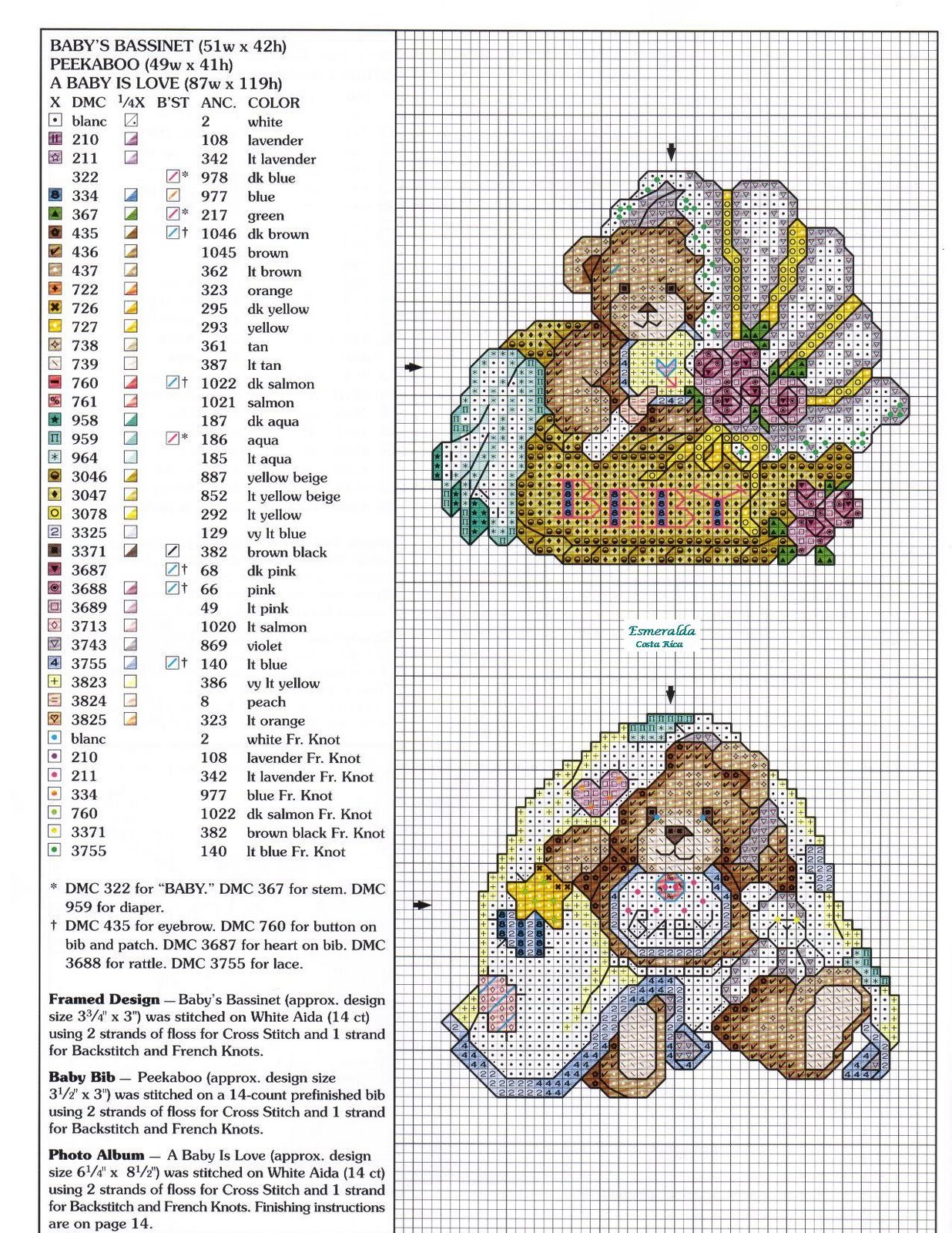 Schema punto croce Baby Is Love 5