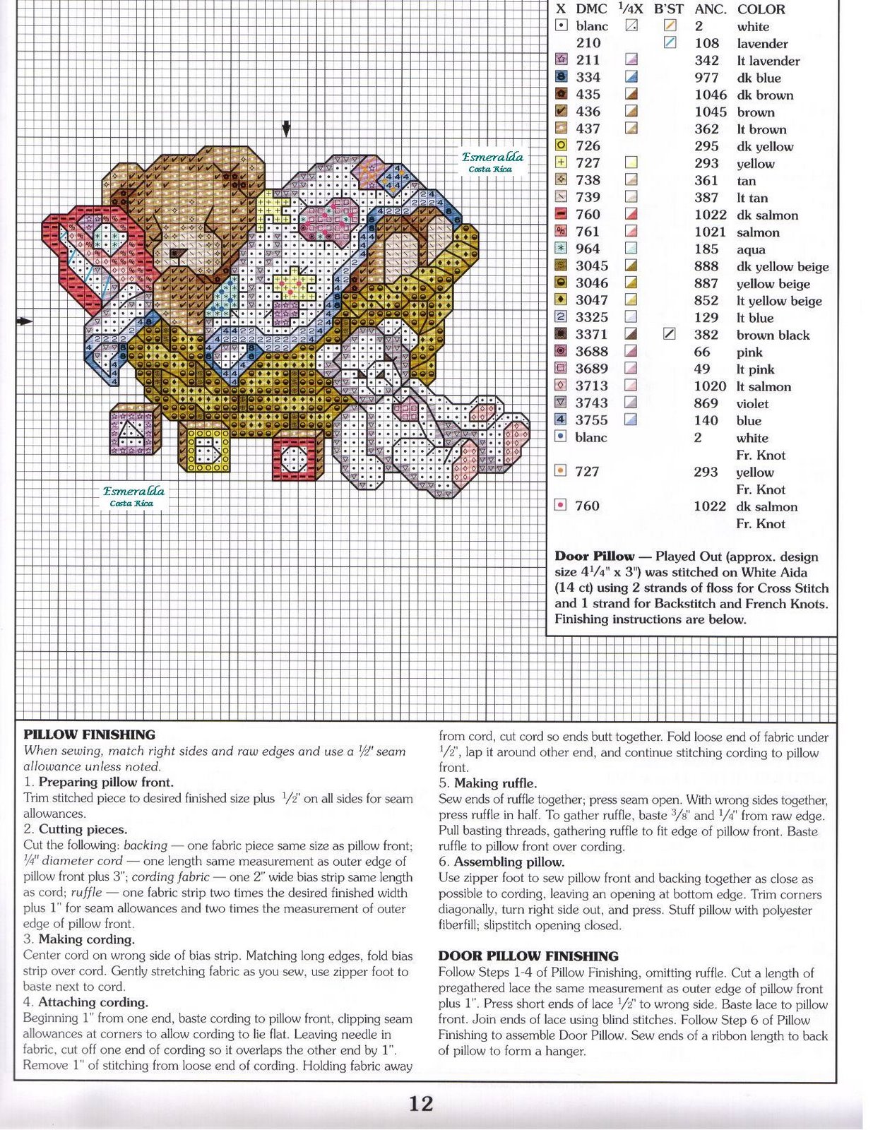 Schema punto croce Baby Is Love 6