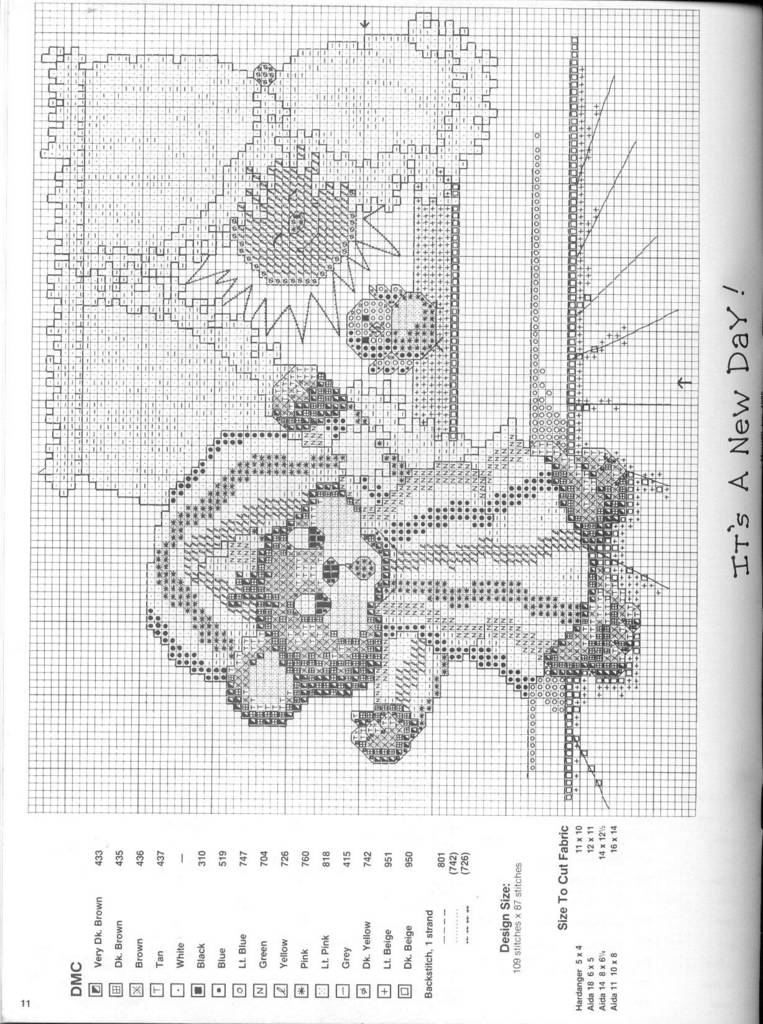 Schema punto croce Buona Notte 14