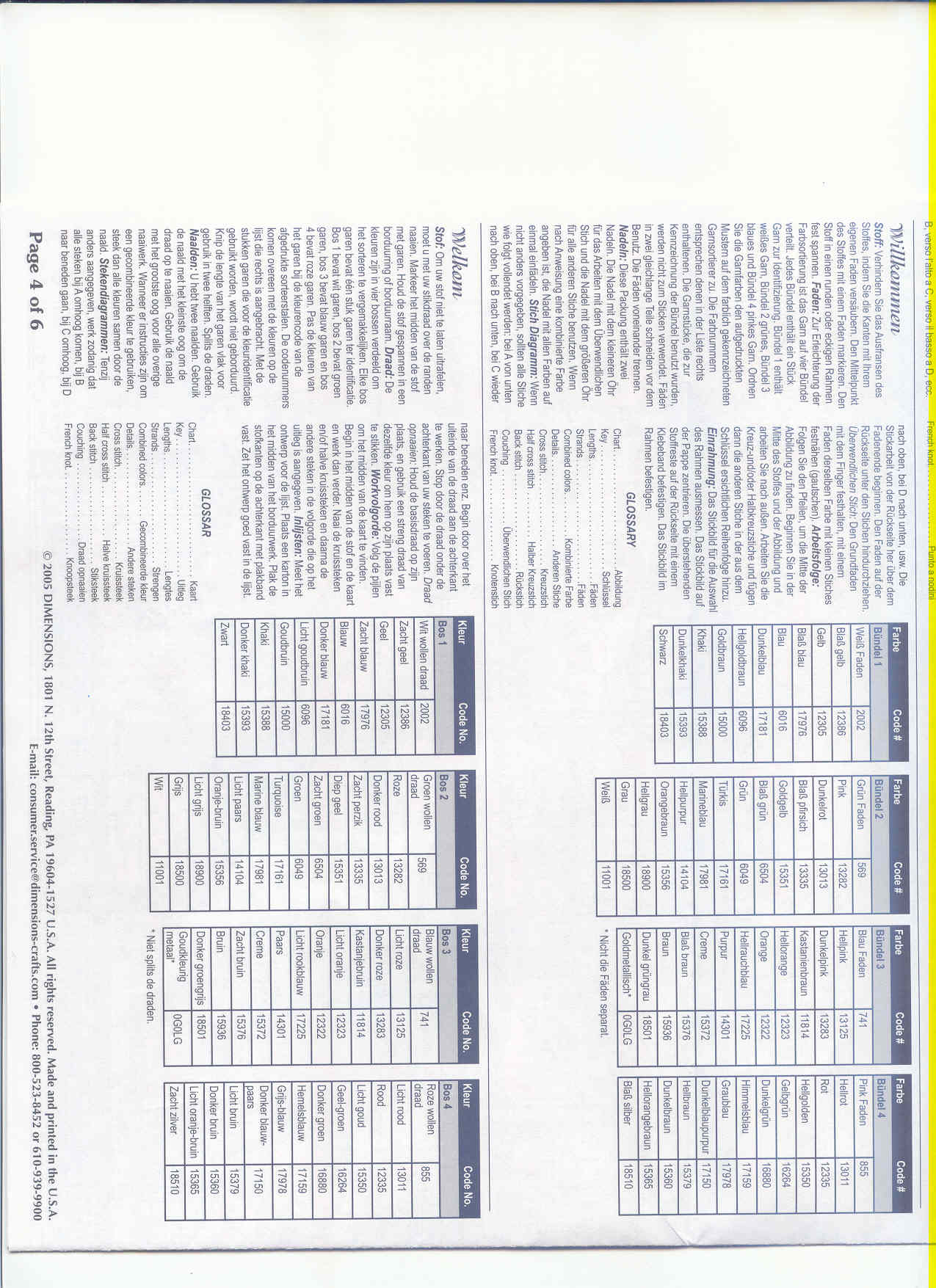 Schema punto croce Buttons N Bears 11