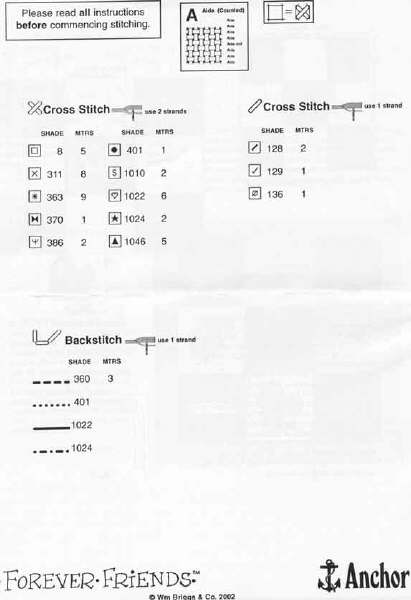 Schema punto croce Cuscino 2
