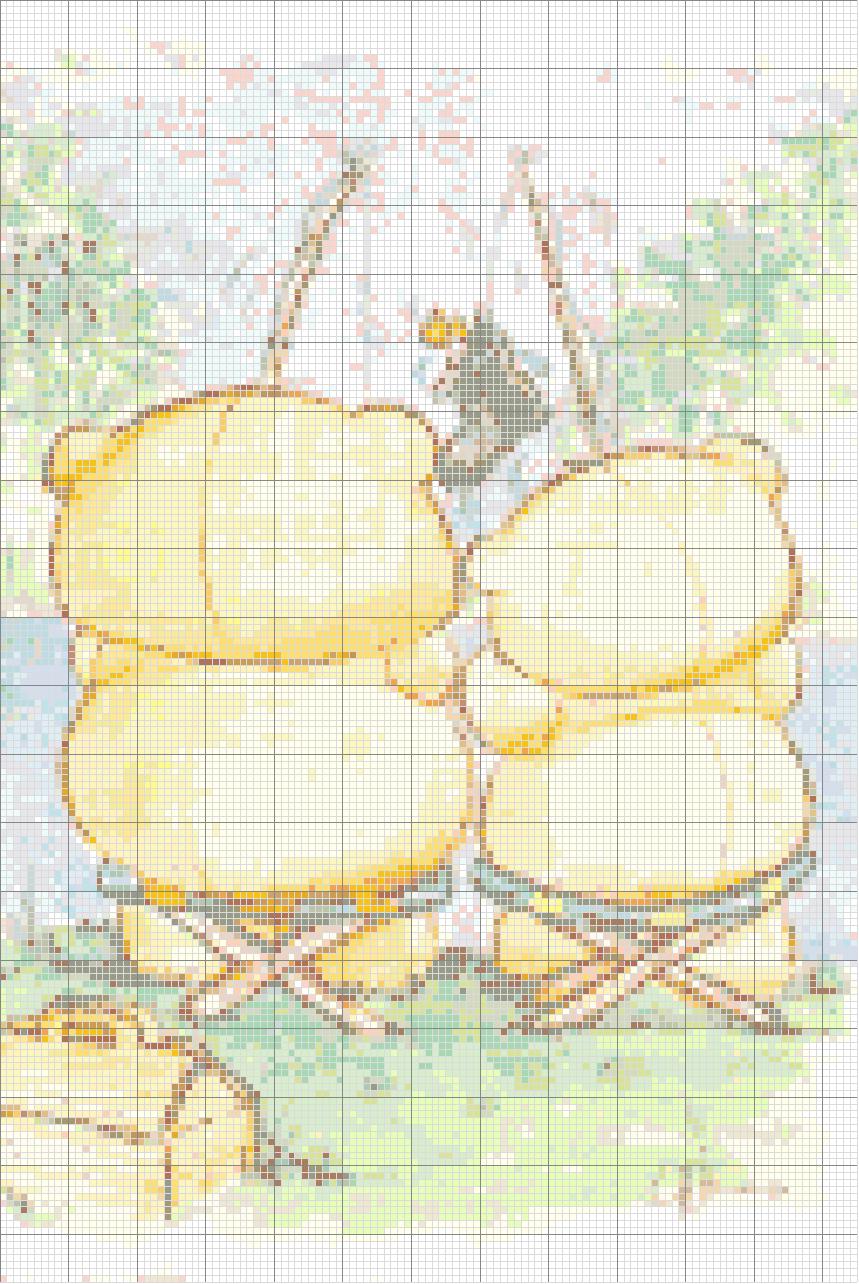 Schema punto croce Fishing