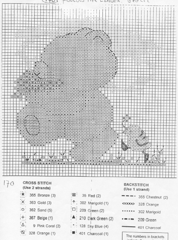 Schema punto croce Follow The Leader 3