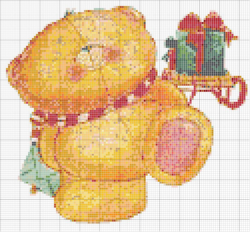 Schema punto croce Forever