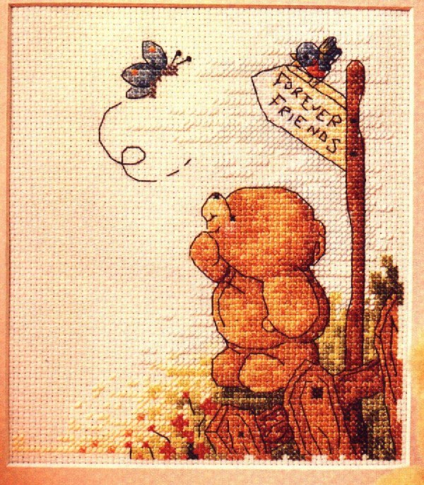 Schema punto croce Forever Friend 1