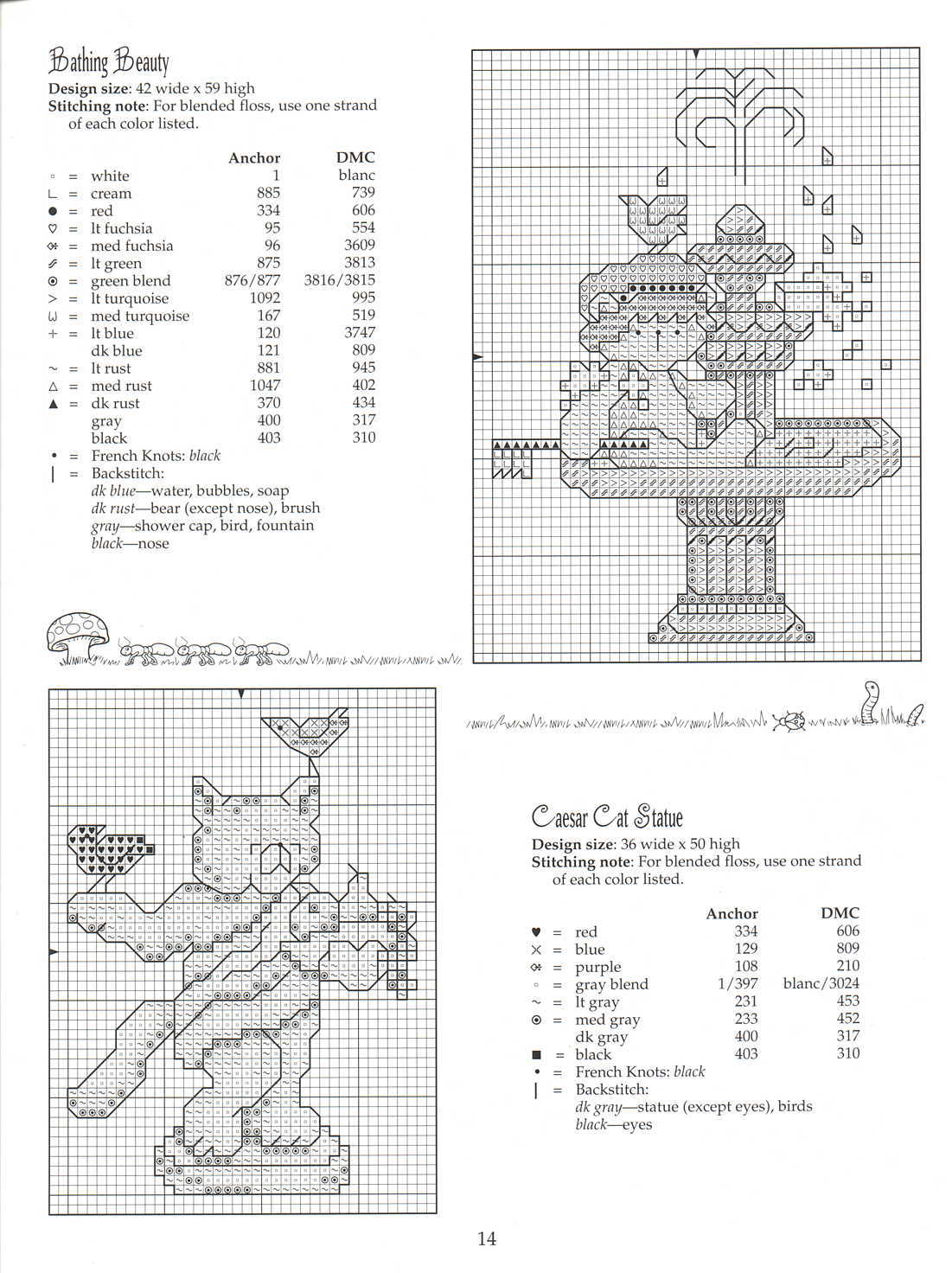 Schema punto croce Garden Giggles 15