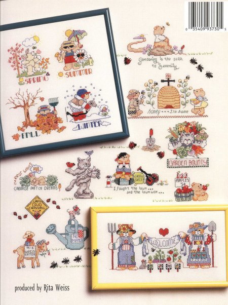 Schema punto croce Garden Giggles 19