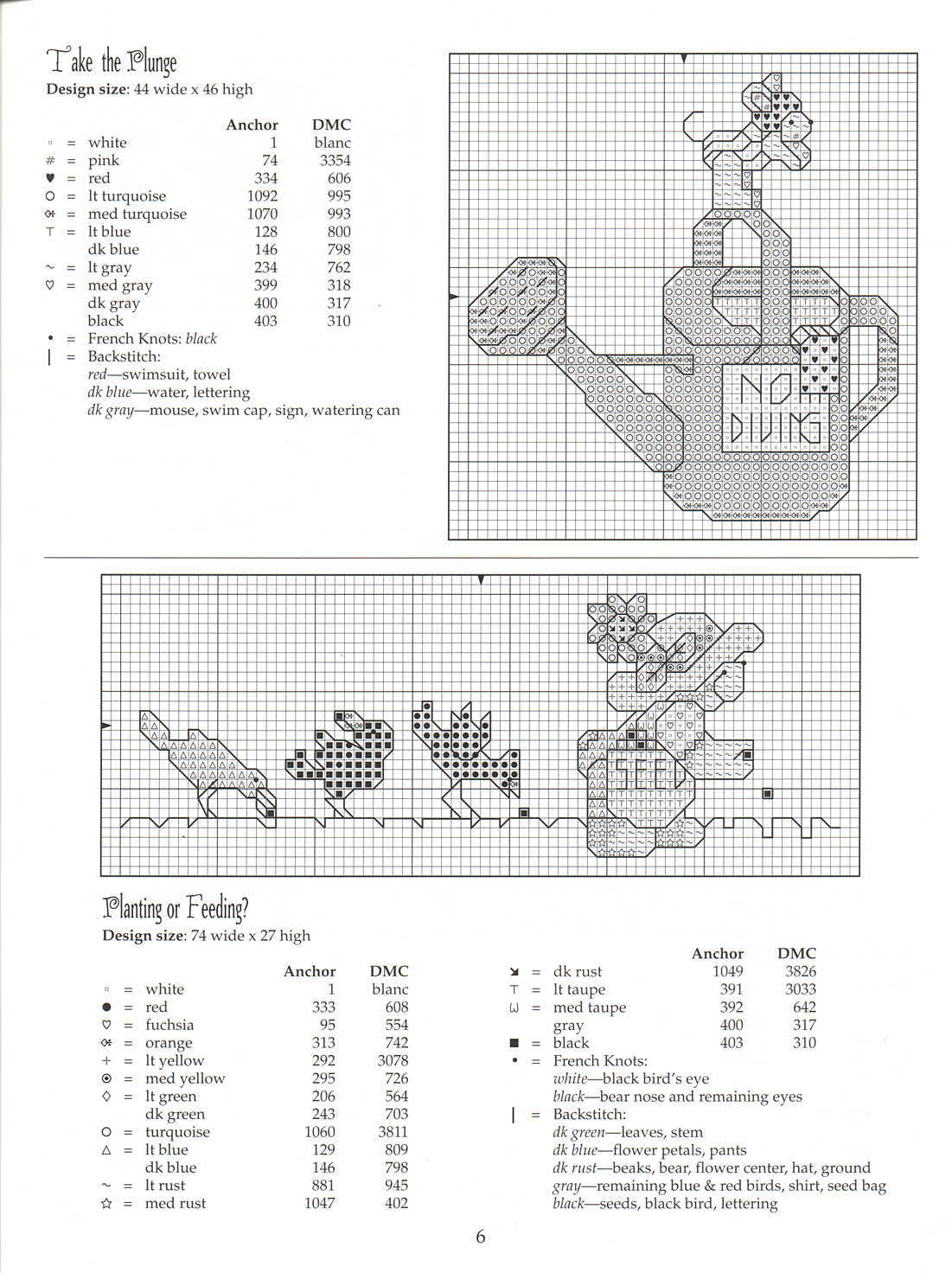 Schema punto croce Garden Giggles 6
