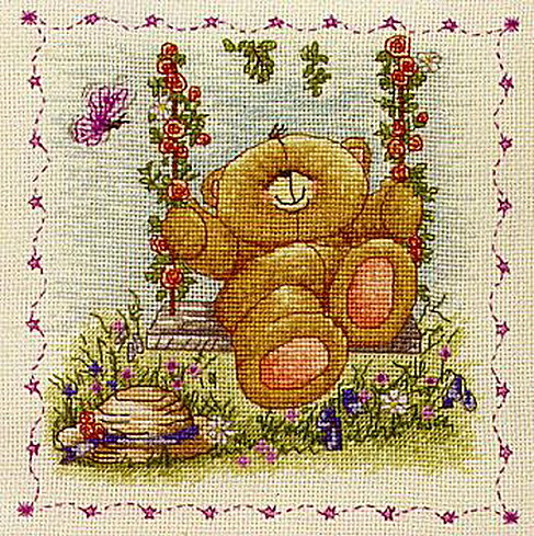 Schema punto croce Garden Swing 1