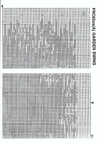 Schema punto croce Garden Swing 2
