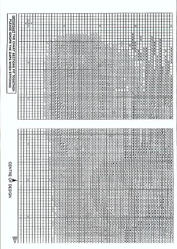 Schema punto croce Garden Swing 3