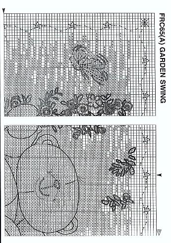 Schema punto croce Garden Swing 6