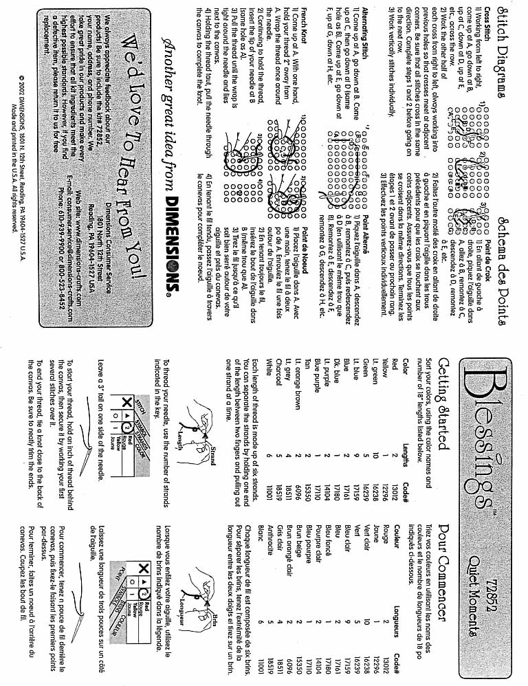 Schema punto croce God Speaks 2