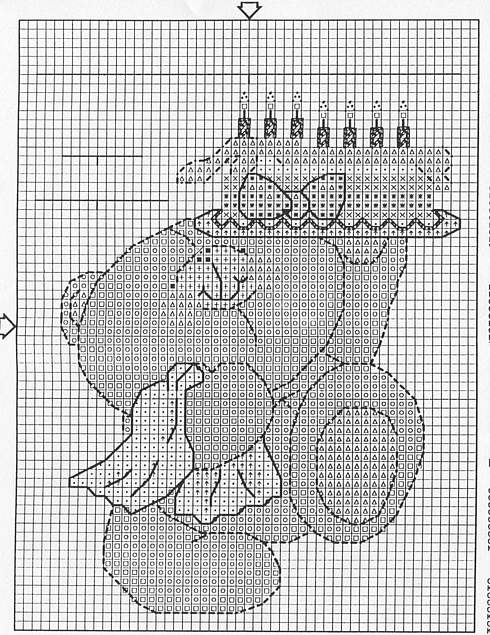 Schema punto croce Happy Birthday 2