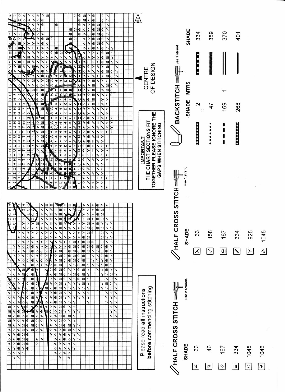 Schema punto croce Ice Skating 3