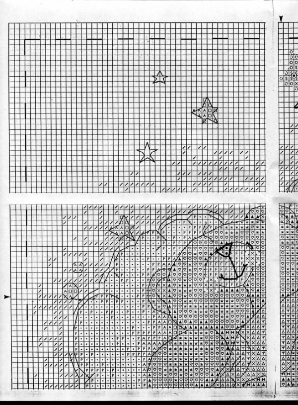 Schema punto croce In The Clouds 2