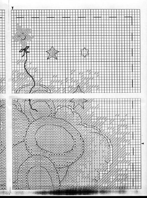 Schema punto croce In The Clouds 3