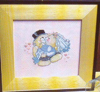 Schema punto croce Just Married 1