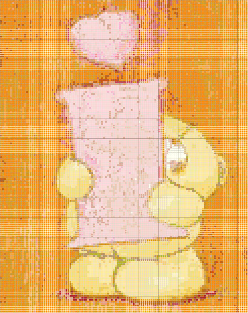 Schema punto croce Letter