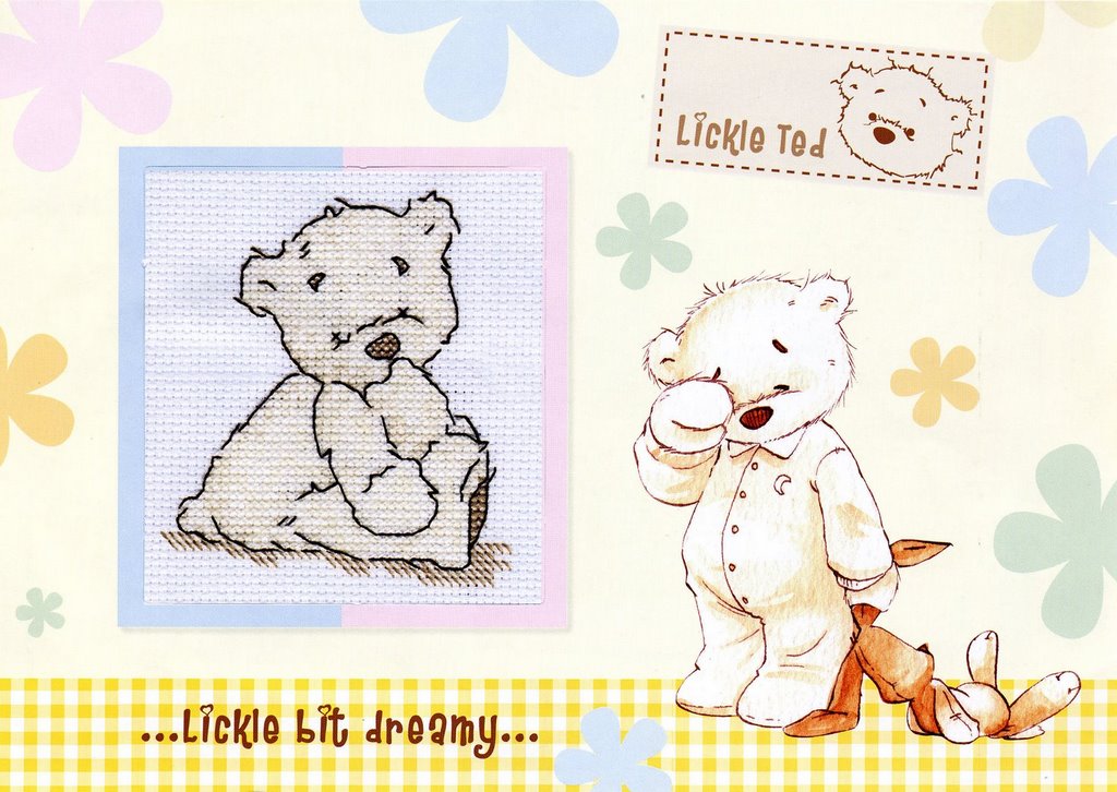 Schema punto croce Lickle Ted Dreamy 3