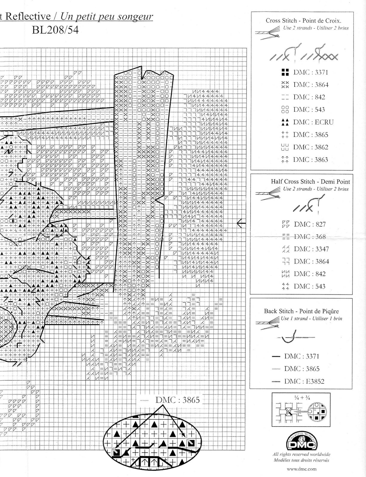 Schema punto croce Lickle Teddy 18c