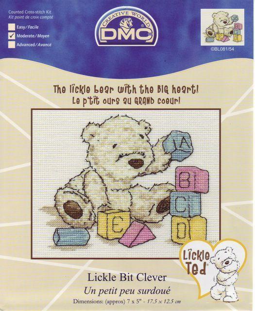 Schema punto croce Lickle Teddy 1a