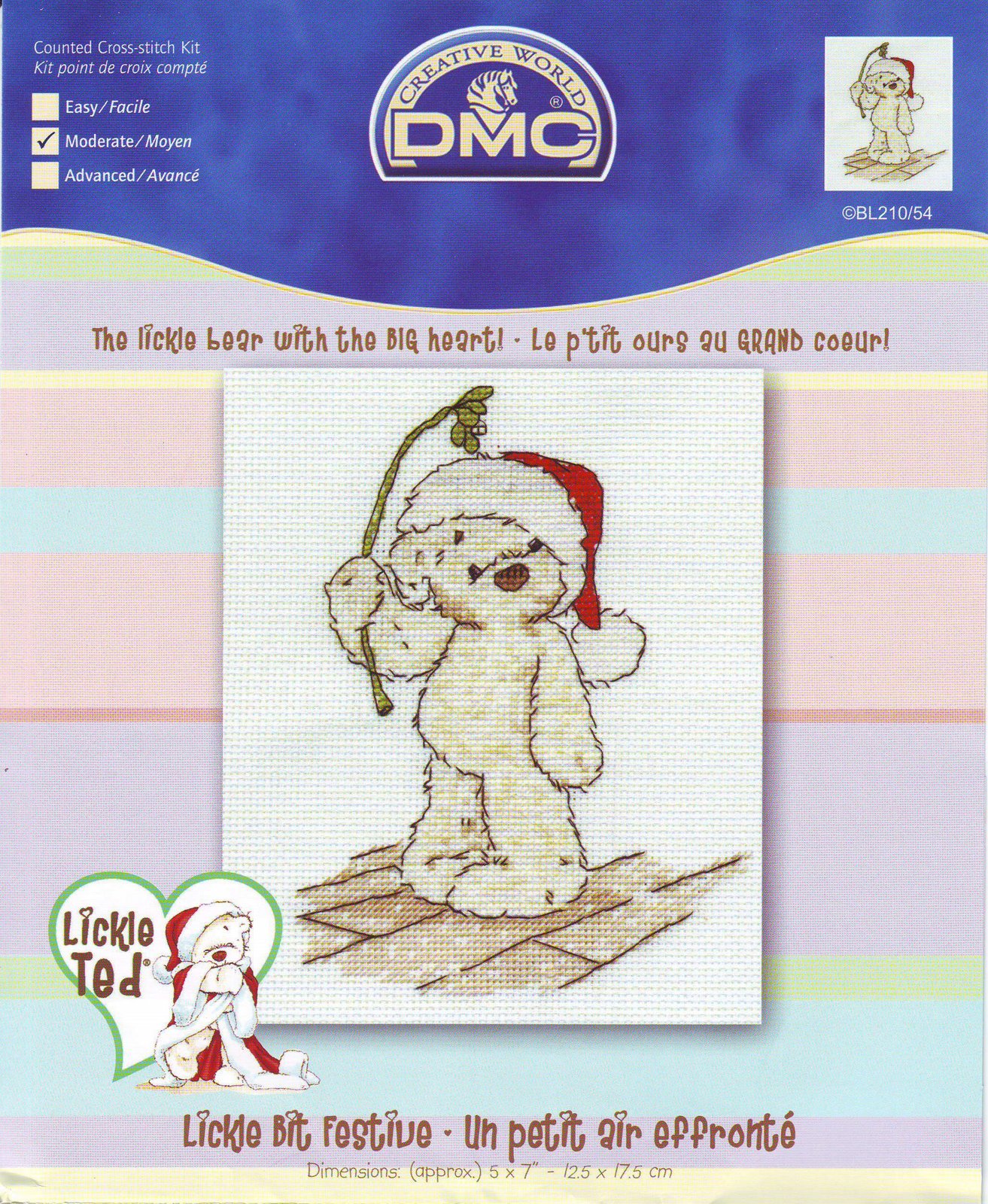 Schema punto croce Lickle Teddy 20a