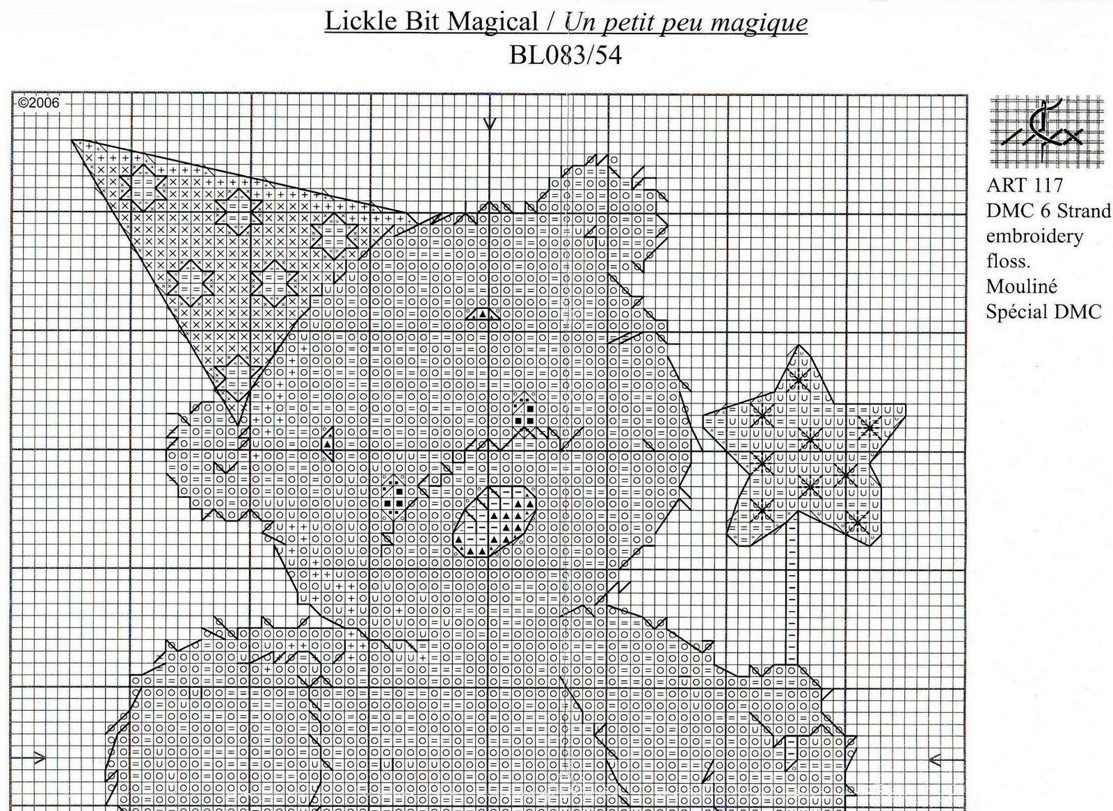 Schema punto croce Lickle Teddy 2b