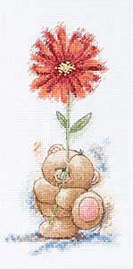 Schema punto croce Little Flower 4