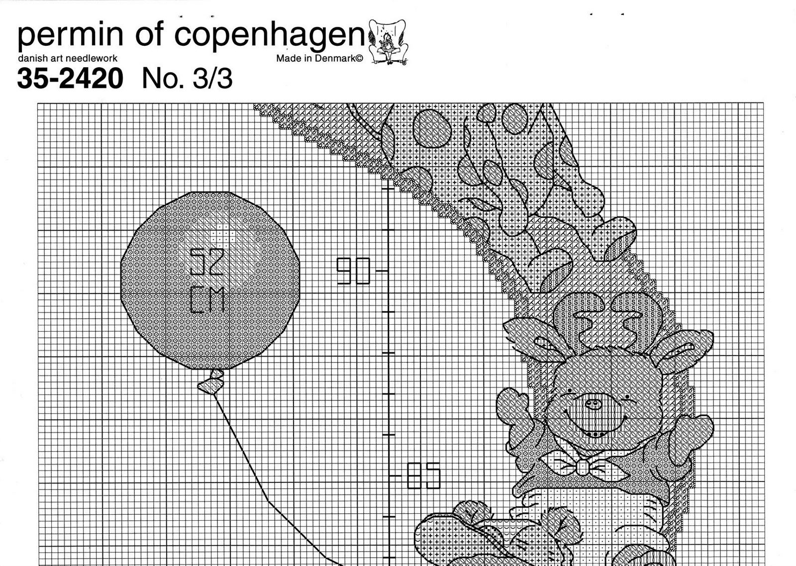 Schema punto croce Nascita Happy Friends 39